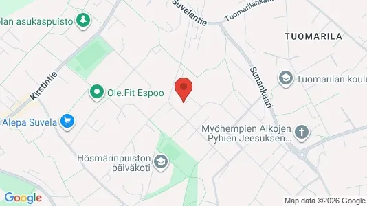 Apartments for rent i Espoo - kort over placeringen