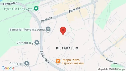 Apartments for rent i Espoo - kort over placeringen