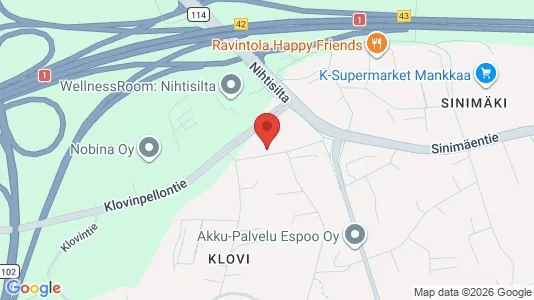 Apartments for rent i Espoo - kort over placeringen