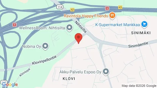 Apartments for rent i Espoo - kort over placeringen