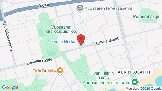 Apartments for rent i Helsinki Itäinen - kort over placeringen