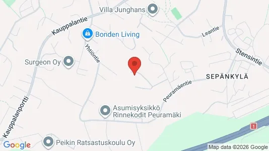 Apartments for rent i Espoo - kort over placeringen