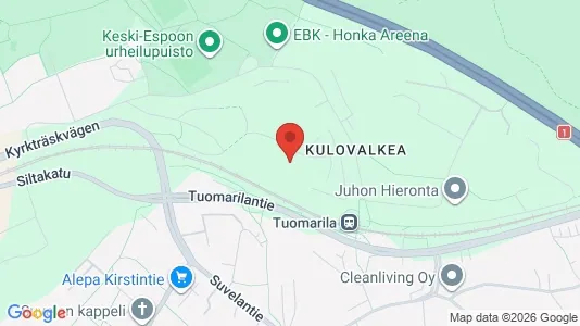 Apartments for rent i Espoo - kort over placeringen
