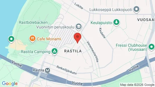 Apartments for rent i Helsinki Itäinen - kort over placeringen