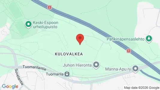 Apartments for rent i Espoo - kort over placeringen