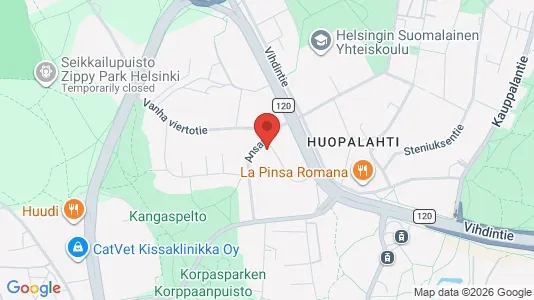 Apartments for rent i Helsinki Läntinen - kort over placeringen