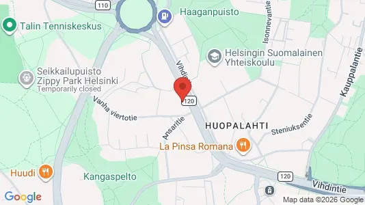 Apartments for rent i Helsinki Läntinen - kort over placeringen