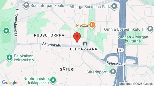 Apartments for rent i Espoo - kort over placeringen