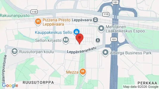 Apartments for rent i Espoo - kort over placeringen