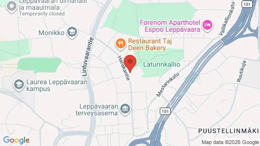 Apartments for rent i Espoo - kort over placeringen