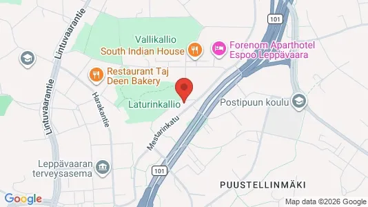 Apartments for rent i Espoo - kort over placeringen