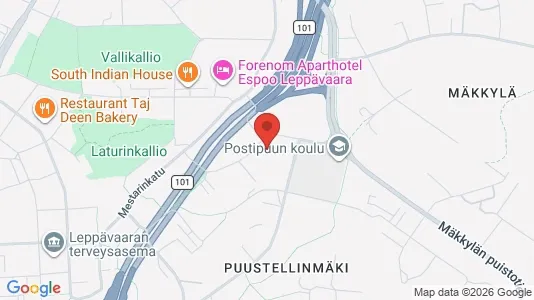 Apartments for rent i Espoo - kort over placeringen