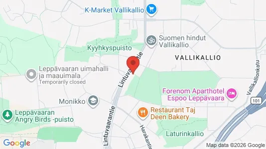 Apartments for rent i Espoo - kort over placeringen