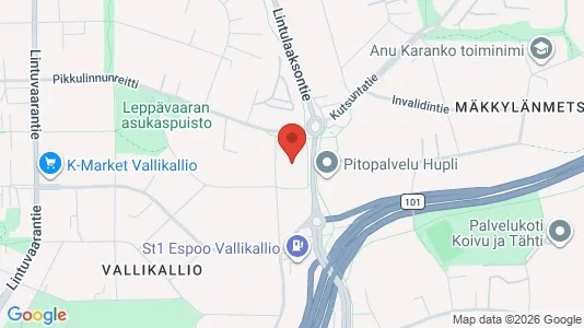 Apartments for rent i Espoo - kort over placeringen