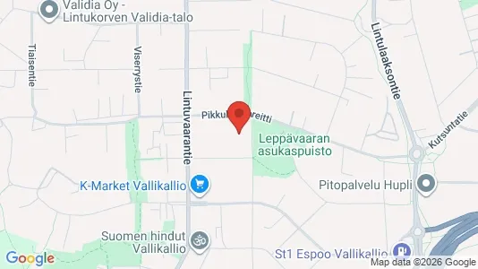 Apartments for rent i Espoo - kort over placeringen