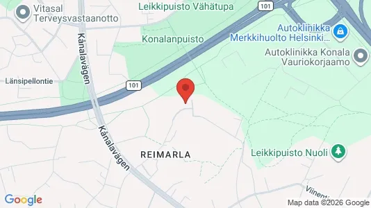 Apartments for rent i Helsinki Läntinen - kort over placeringen