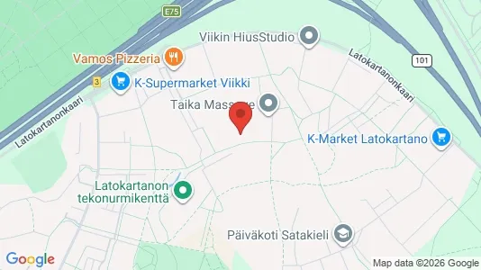 Apartments for rent i Helsinki Koillinen - kort over placeringen