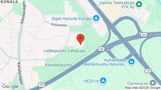 Apartments for rent i Helsinki Läntinen - kort over placeringen