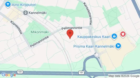 Apartments for rent i Helsinki Läntinen - kort over placeringen