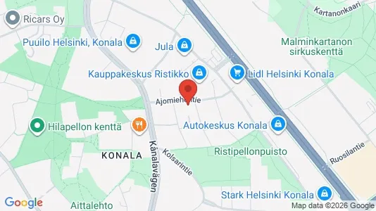 Apartments for rent i Helsinki Läntinen - kort over placeringen