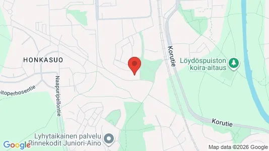 Apartments for rent i Vantaa - kort over placeringen