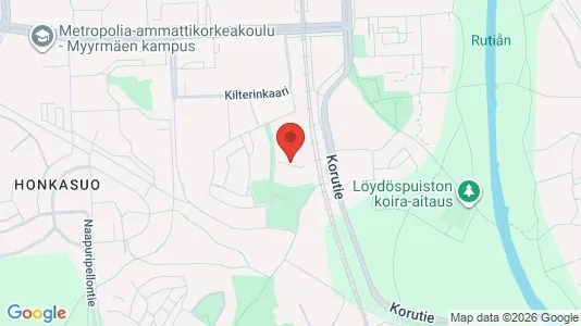 Apartments for rent i Vantaa - kort over placeringen