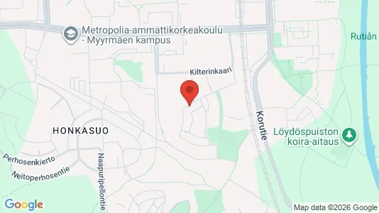 Apartments for rent i Vantaa - kort over placeringen