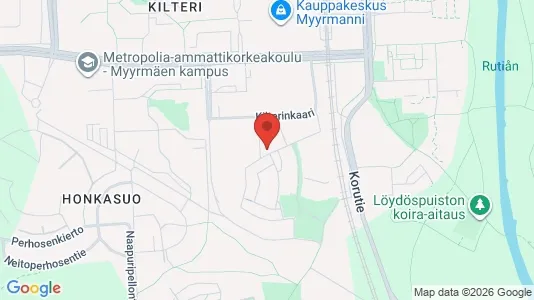 Apartments for rent i Vantaa - kort over placeringen