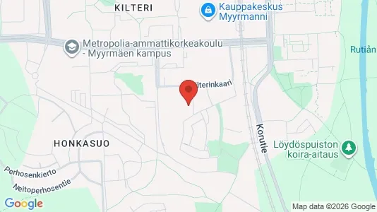 Apartments for rent i Vantaa - kort over placeringen