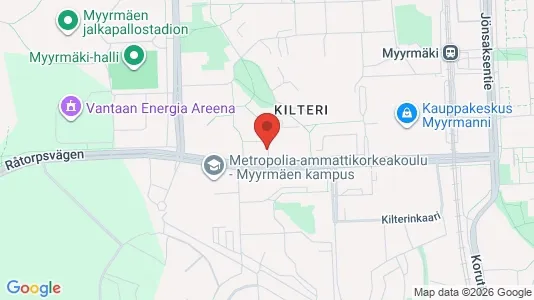 Apartments for rent i Vantaa - kort over placeringen
