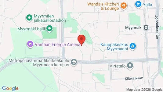 Apartments for rent i Vantaa - kort over placeringen
