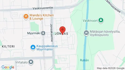 Apartments for rent i Vantaa - kort over placeringen