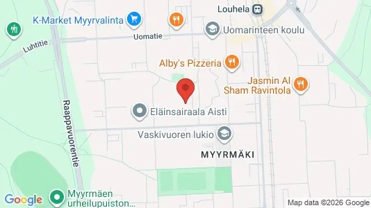 Apartments for rent i Vantaa - kort over placeringen