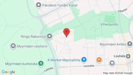 Apartments for rent i Vantaa - kort over placeringen