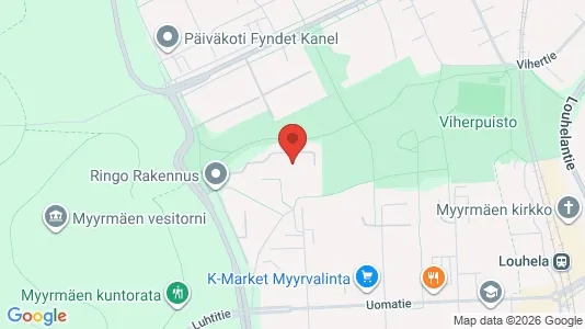 Apartments for rent i Vantaa - kort over placeringen