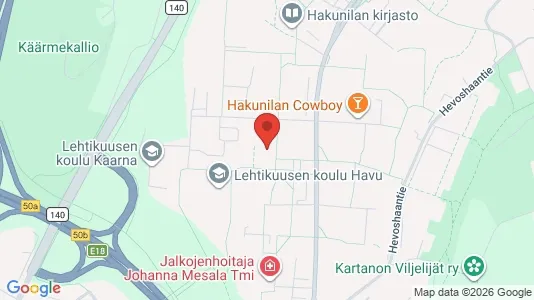 Apartments for rent i Vantaa - kort over placeringen