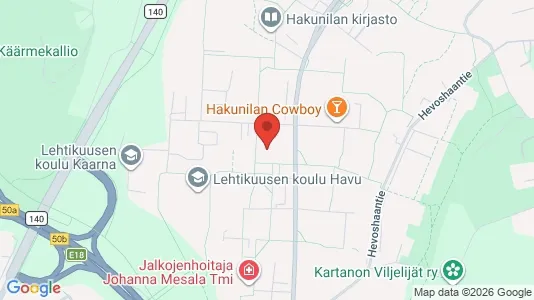 Apartments for rent i Vantaa - kort over placeringen