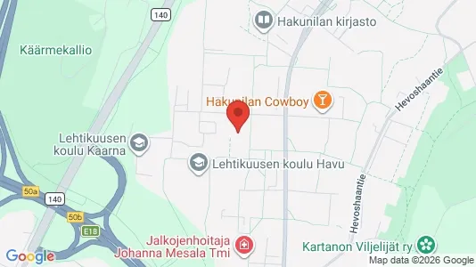 Apartments for rent i Vantaa - kort over placeringen