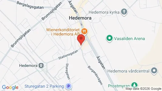 Apartments for rent i Hedemora - kort over placeringen