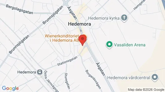Apartments for rent i Hedemora - kort over placeringen