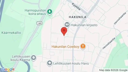 Apartments for rent i Vantaa - kort over placeringen