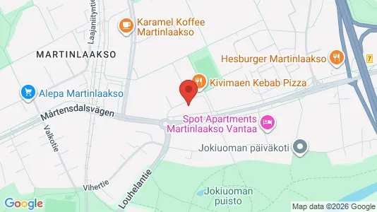 Apartments for rent i Vantaa - kort over placeringen