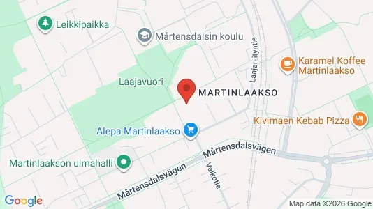 Apartments for rent i Vantaa - kort over placeringen