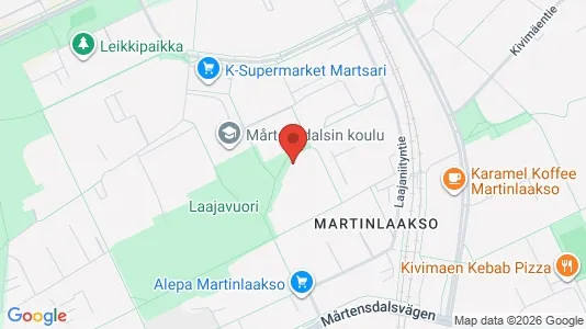 Apartments for rent i Vantaa - kort over placeringen