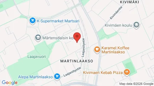Apartments for rent i Vantaa - kort over placeringen
