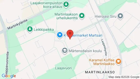 Apartments for rent i Vantaa - kort over placeringen