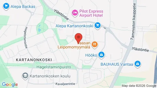 Apartments for rent i Vantaa - kort over placeringen