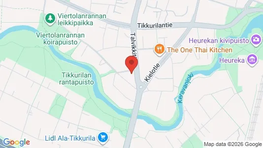 Apartments for rent i Vantaa - kort over placeringen