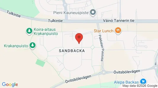 Apartments for rent i Vantaa - kort over placeringen