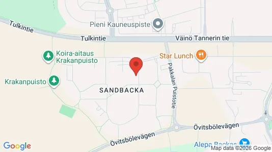 Apartments for rent i Vantaa - kort over placeringen